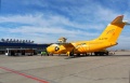 Оранжевый самолёт «Саратовских авиалиний» украсил аэропорт «Байкал»