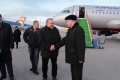 Прибытие Владимира Шаманова в аэропорт Улан-Удэ